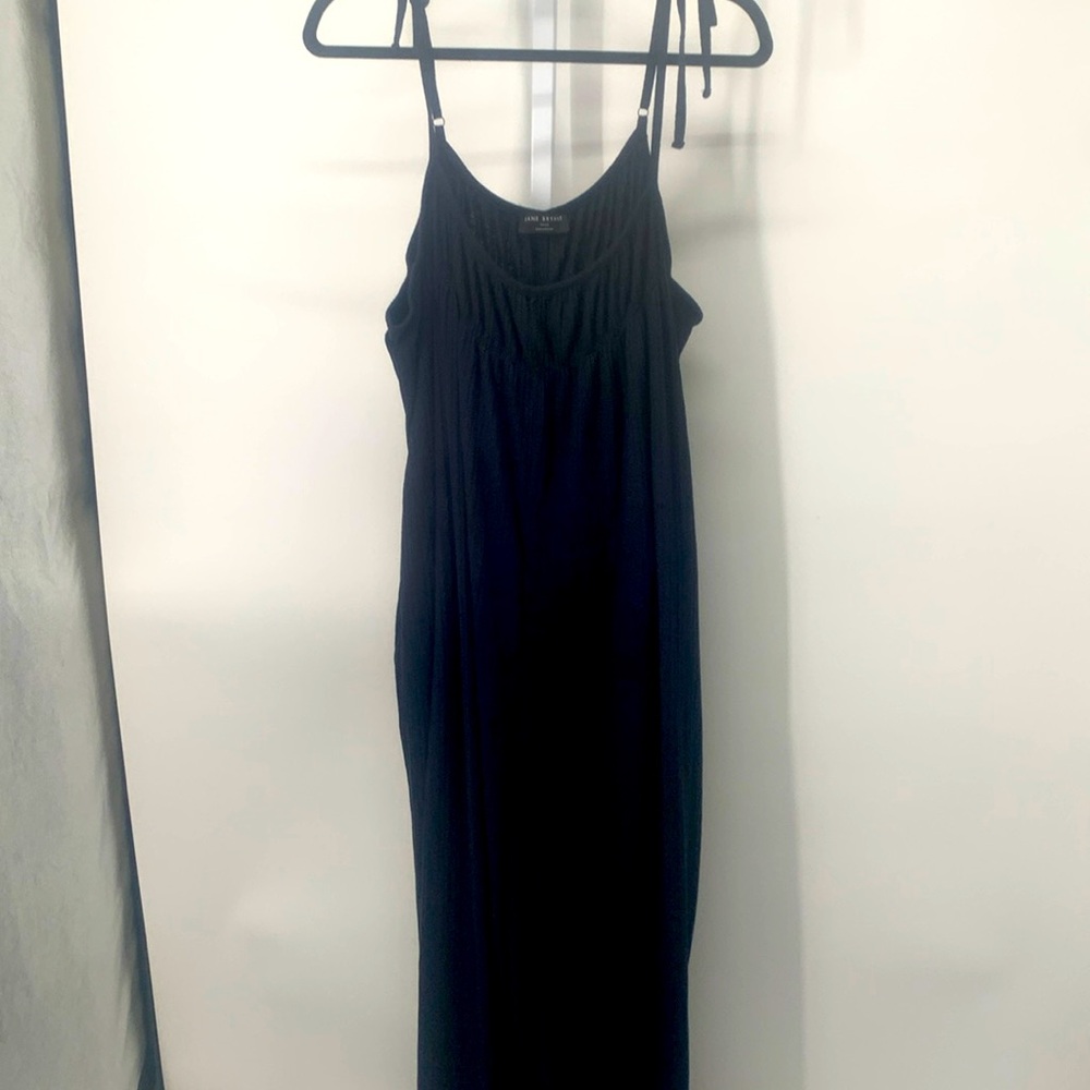Lane Bryant one piece black wide leg jumper adjustable straps size 18/20
